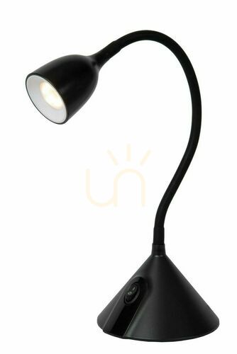Jelölje be Asztali lámpa Lucide Milo fekete LED 3,2 W 50 cm 18673/03/30