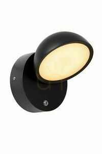 Lucide FINN fekete kültéri fali lámpa LED 12 W 1200 lm 3000 K IP54 alkonykapcsolóval 22865/12/30 small 0