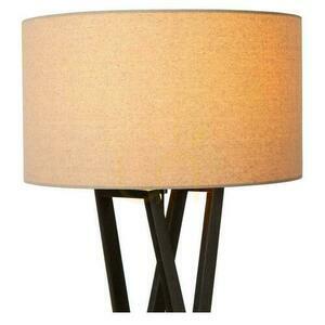 Lucide Trafalgar állólámpa fekete fa len E27 157 cm small 3