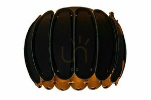 Plafon lámpa Lucide Spencer fekete nemez Ø30 cm E27 LED dimmelhető 34145/30/30 small 0