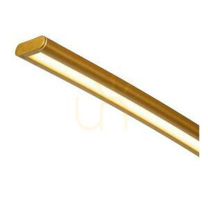 Lucide CURVE íves LED állólámpa, matt arany és fekete márvány, 192 cm, fényerő-szabályozható, 44700/11/02 small 2