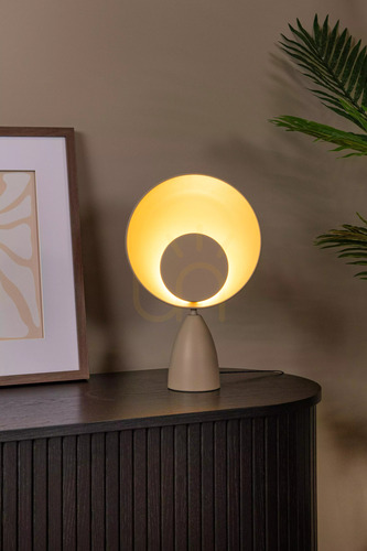 Jelölje be Lucide CASTAMAR taupe LED asztali lámpa 8 W 2100 K 40 cm 34552/03/41