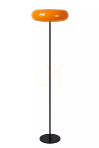 Lucide Sentino narancssárga állólámpa fekete talppal 3×G9 150 cm 10725/01/53 small 2