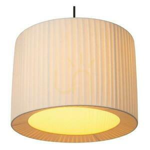Lucide FOLD fehér szövet függőlámpa Japandi 40 cm small 1