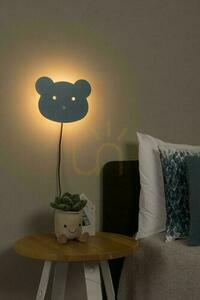 Fali lámpa Lucide CHARLIE kék LED dimmelhető gyerekszoba 20 cm small 1