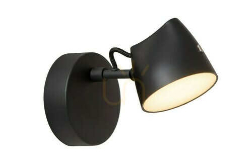 Jelölje be Fali lámpa Lucide MILNE fekete LED 6W dimmelhető modern
