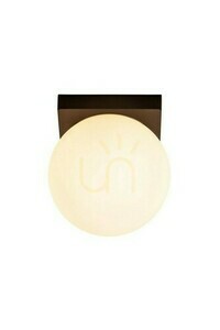 Lucide TASSA fekete LED mennyezeti lámpa opálüveggel 12 W Ø13,5 cm 57150/10/30 small 0