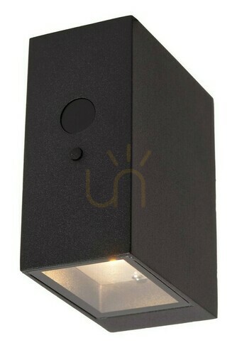 Jelölje be Lucide BOLTON fekete napelemes kültéri fali lámpa LED 1 W IP54 15814/01/30