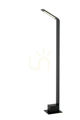 Jelölje be Kültéri LED oszloplámpa Lucide Lawford fekete alumínium IP54 80 cm