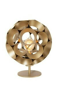 Asztali lámpa Lucide Hannelore arany fém modern E27 LED szabályozható small 0