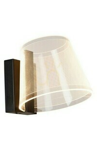 Lucide Korgis fekete LED fürdőszobai fali lámpa akril búrával IP44 10 W 04213/10/30 small 0