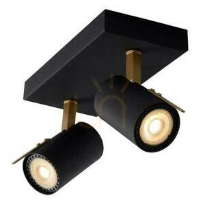 Lucide GRONY 2 lámpás LED spotlámpa fekete arany GU10 dimmelhető small 4