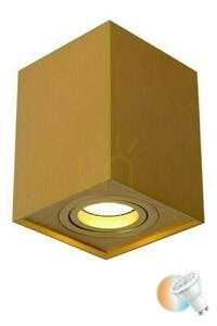 Lucide TUBE mennyezeti lámpa arany GU10 LED CCT 22953/01/02 small 0