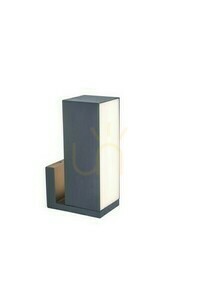 Kültéri fali lámpa Lutec CUBA 5193810118 antracit LED 14W alumínium small 0