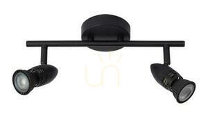 Lucide CARO fekete 2xGU10 LED spotlámpa plafonra small 1