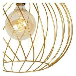 Plafond Lucide DANZA arany-fekete fém 40 cm E27 dimmelhető 21128/40/02 small 2