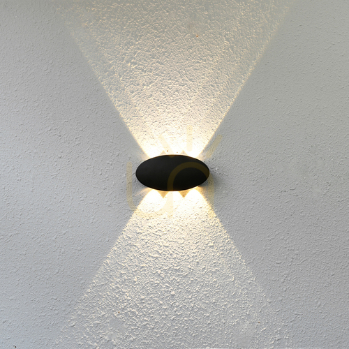 Jelölje be Kültéri fali lámpa Italux Pontas LED fekete alumínium IP54 OWL-55034-BK