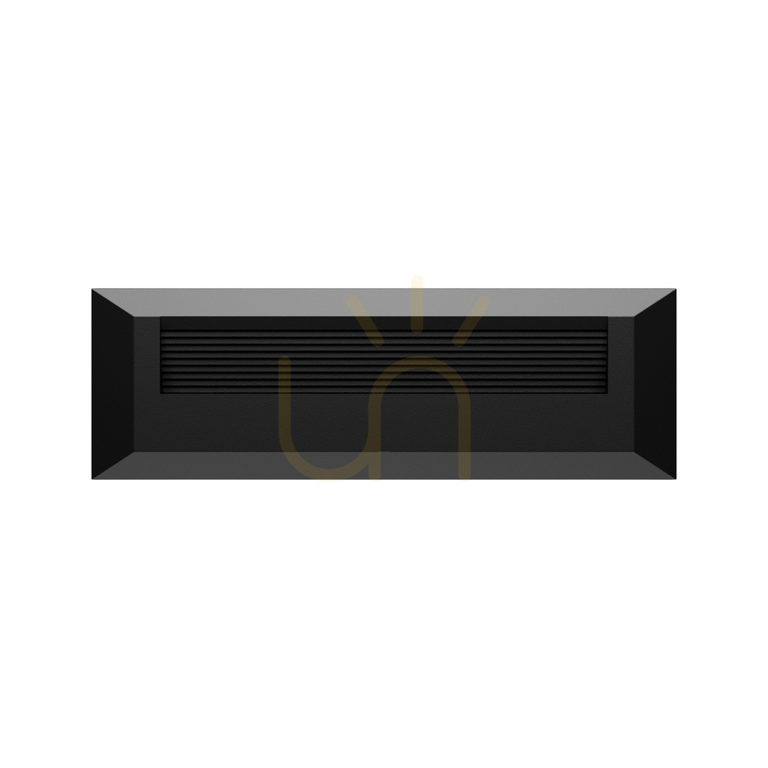 Kilátás Encanta aszimmetrikus 6 W Cct 230 V Ip54 230x80x30 Mm fekete felszíni homlokzatra szerelhető. Encanta aszimmetrikus 6 W Cct 230 V Ip54 230x80x30 Mm fekete felszíni homlokzatra szerelhető.