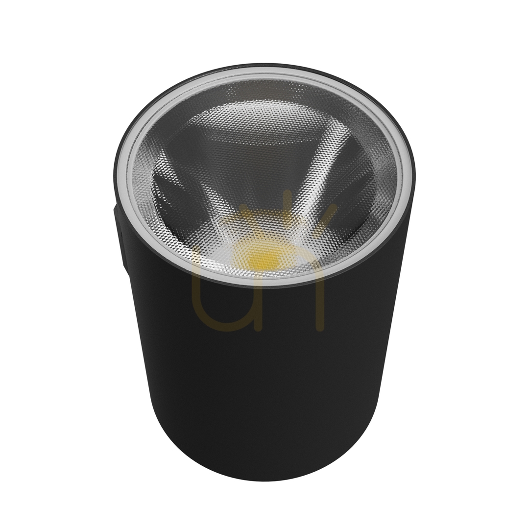 Kijelző Torre 9 W Cct 230 V Ip54 99x78x117 Mm Fekete kerek homlokzati egyirányú torony Torre 9 W Cct 230 V Ip54 99x78x117 Mm Fekete kerek homlokzati egyirányú torony