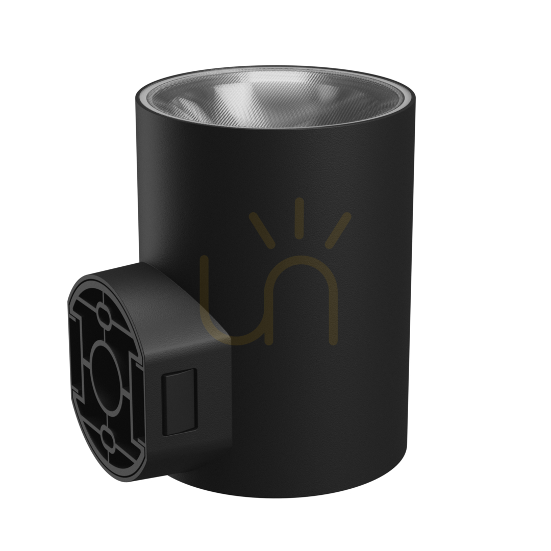 Előadás Torre 9 W Cct 230 V Ip54 99x78x117 Mm Fekete kerek homlokzati egyirányú torony Torre 9 W Cct 230 V Ip54 99x78x117 Mm Fekete kerek homlokzati egyirányú torony