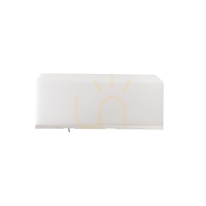 Scatollo 8 W Cct 230 V Ip54 200x100x75 Mm fehér homlokzat small 6