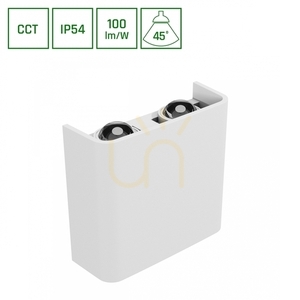 Lunarix 2 fali lámpa 4 W Cct 230 V Ip54 Ra90 110 X110 X40 Mm Fehér fények fel/le világítanak 0 Lunarix 2 fali lámpa 4 W Cct 230 V Ip54 Ra90 110 X110 X40 Mm Fehér fények fel/le világítanak small 0