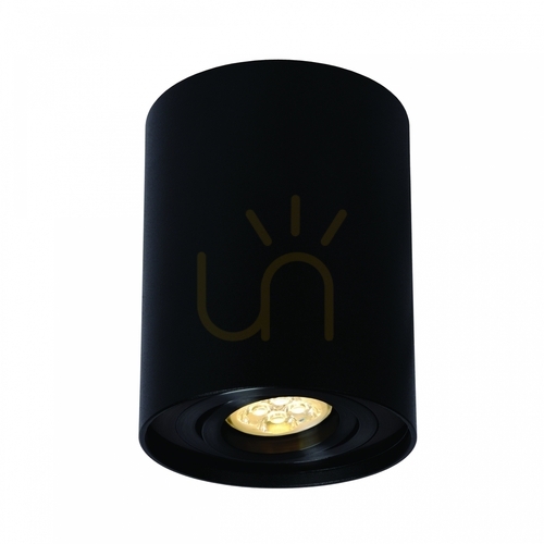 Jelölje be Chloe Gu10 Gu10 250 V Ip20 94x125mm Fekete kerek, mozgó, felszíni szerelt Gu10 250 V Ip20 94x125mm Fekete