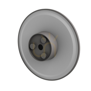 Piatta 18 W Cct 230 V Ip44 250x47 Mm szürke kerek homlokzat. small 9