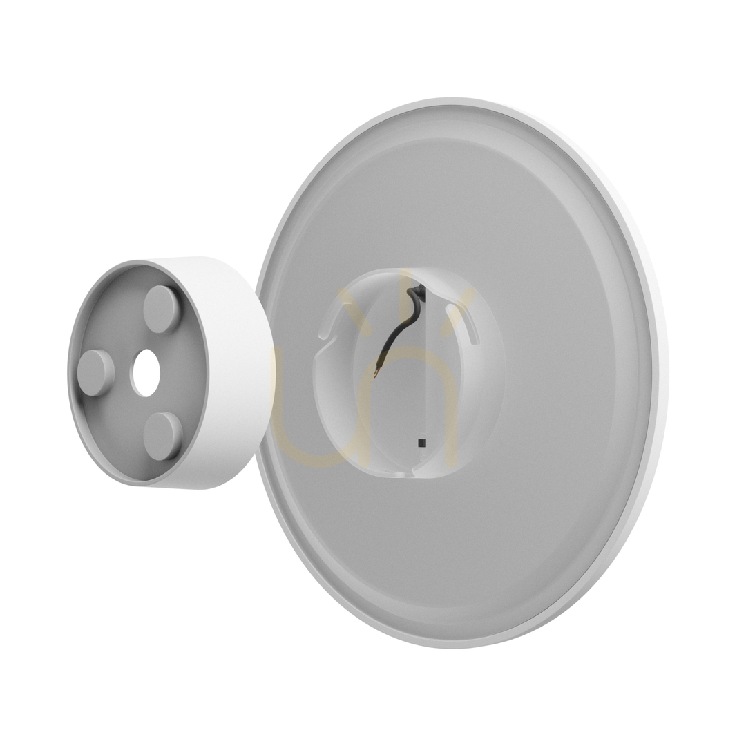 Előadás Piatta 18 W Cct 230 V Ip44 250x47 Mm Fehér kerek homlokzat Piatta 18 W Cct 230 V Ip44 250x47 Mm Fehér kerek homlokzat