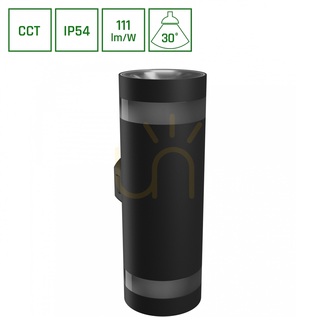 Jelölje be Torre Ring 18 W Cct 230 V Ip54 99x78x240 Mm Fekete kerek homlokzati kétirányú. Torre Ring 18 W Cct 230 V Ip54 99x78x240 Mm Fekete kerek homlokzati kétirányú.