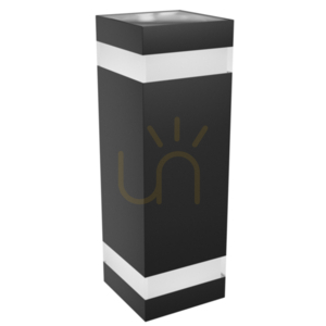 Torre Ring 18 W Cct 230 V Ip54 99x78x240 Mm Fekete négyzet alakú homlokzati kétirányú. 1 Torre Ring 18 W Cct 230 V Ip54 99x78x240 Mm Fekete négyzet alakú homlokzati kétirányú. small 1