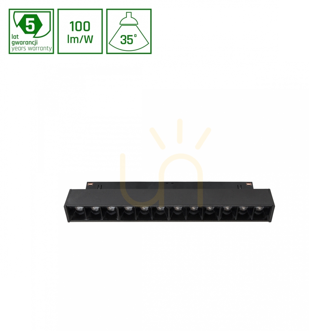 Jelölje be System Shift Grid S gyűjtősínes lámpatest 204x23x42mm 12 W 35st Fekete 5 év garancia. 2 áramkör System Shift Grid S gyűjtősínes lámpatest 204x23x42mm 12 W 35st Fekete 5 év garancia. 2 áramkör