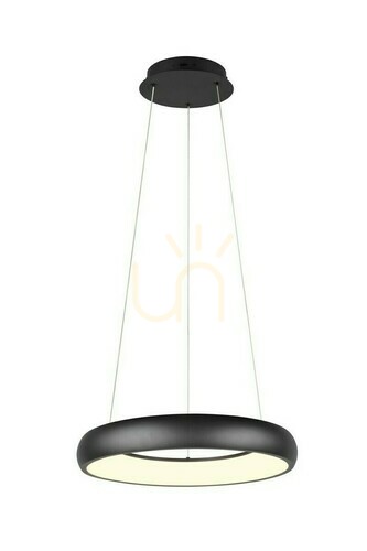 Jelölje be Függőlámpa Trio CARDONA 349614532 matt fekete LED 46,5 cm