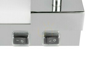 Trio ENRICO 281479306 fürdőszobai fali lámpa króm 90 cm LED + 2xGU10 small 3