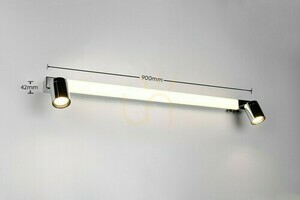Trio ENRICO 281479306 fürdőszobai fali lámpa króm 90 cm LED + 2xGU10 small 6
