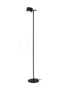 Lucide GIAN fekete LED állólámpa 130 cm 8W 800 lm 2700K 44717/08/30 small 0