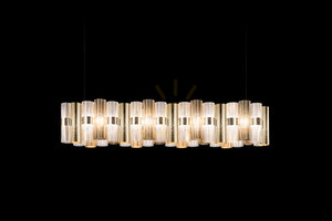 Slamp La Lollo függesztett lineáris függőlámpa 140 arany small 1