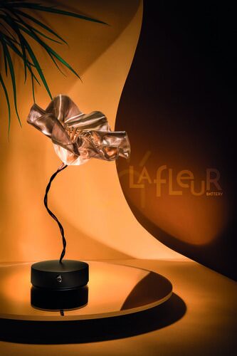 Jelölje be Slamp Lafleur modern elemes bársonylámpa.