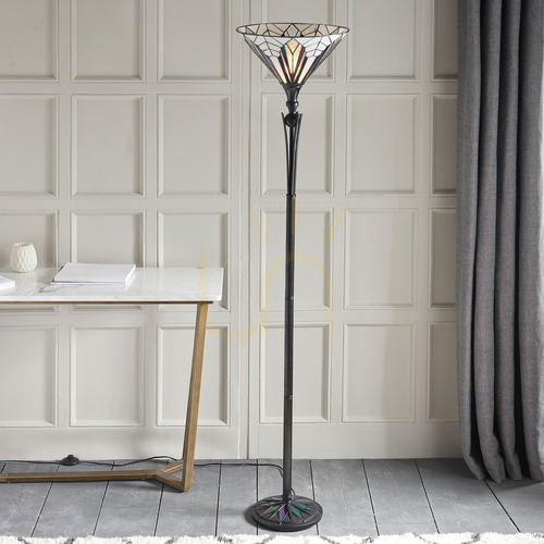 Jelölje be Interiors Astoria Tiffany többszínű állólámpa 175,5 cm E27 LED