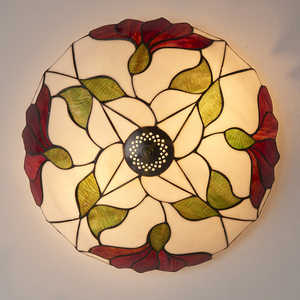 Plafon lámpa Interiors Botanica Tiffany többszínű üveg-acél 45 cm 63960 small 4