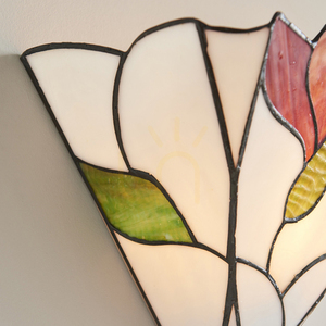 Fali lámpa Interiors Botanica Tiffany multicolor üveg-acél E14 LED 63964 small 1