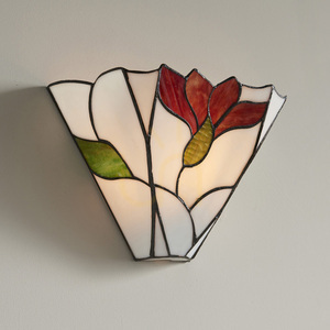 Fali lámpa Interiors Botanica Tiffany multicolor üveg-acél E14 LED 63964 small 2