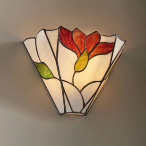 Fali lámpa Interiors Botanica Tiffany multicolor üveg-acél E14 LED 63964 small 3