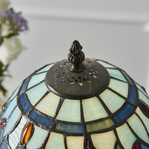 Tiffany asztali lámpa kék szitakötő Interiors 64088 small 7