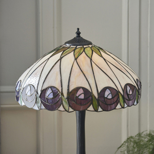 Interiors Tiffany asztali lámpa többszínű üveg 64177 small 4