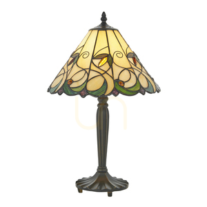 Tiffany asztali lámpa többszínű üveg Interiors Jamelia 64195 small 0