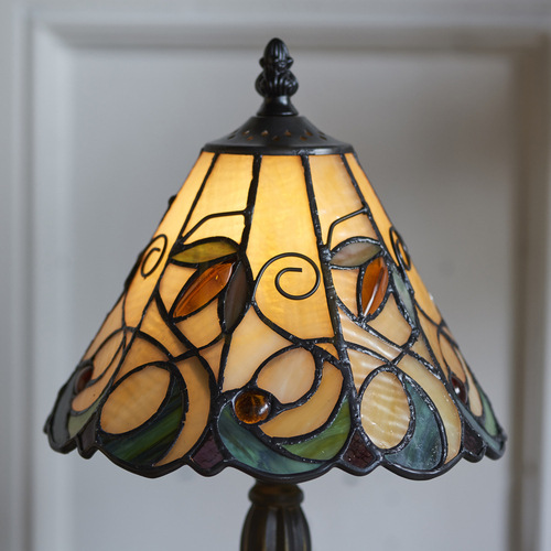 Jelölje be Tiffany asztali lámpa többszínű 36,5 cm Interiors 64196