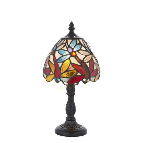 Jelölje be Lorette Tiffany asztali lámpa többszínű 64246 Interiors.