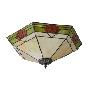 Interiors Nevada Tiffany többszínű LED mennyezeti lámpa 40 cm 64284 small 1