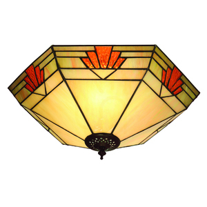 Interiors Nevada Tiffany többszínű LED mennyezeti lámpa 40 cm 64284 small 0